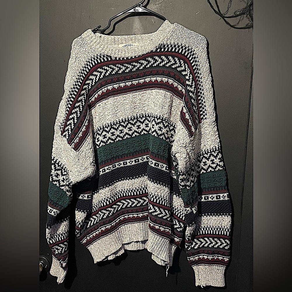 comfy oversized knit sweater